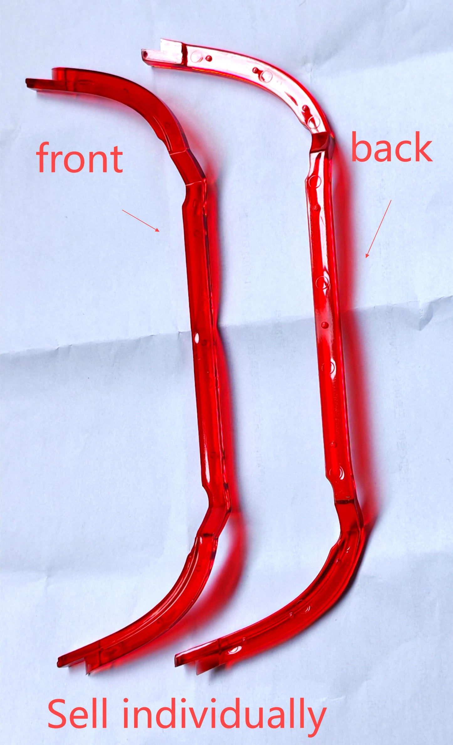 Rear footrest's light up cover(THUNDER2)