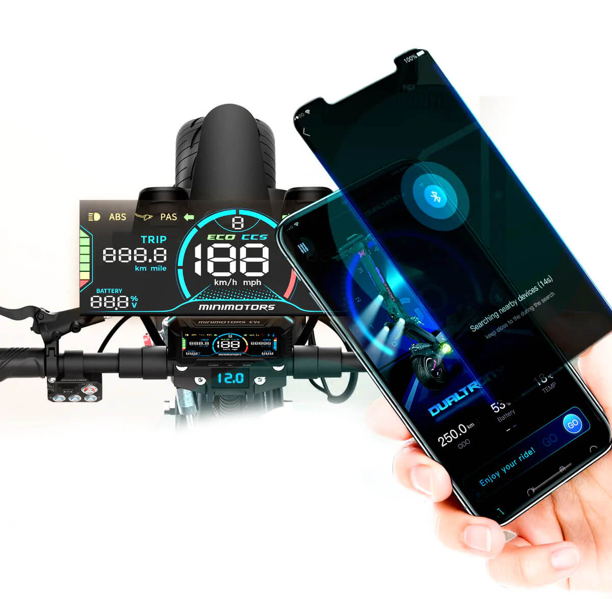 Dualtron PIC display og app