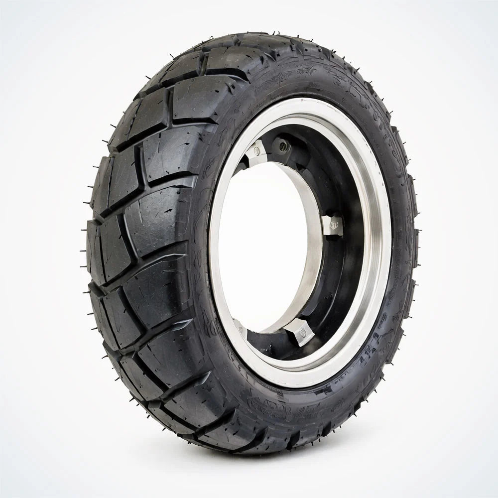 10.0x3.0x6.5 Tire Fitted on Rim - Off Road - No Flat - Dualtron Victor