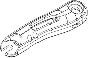 DUALTRON THUNDER Ⅲ Right Arm_Front With Cable Hole black