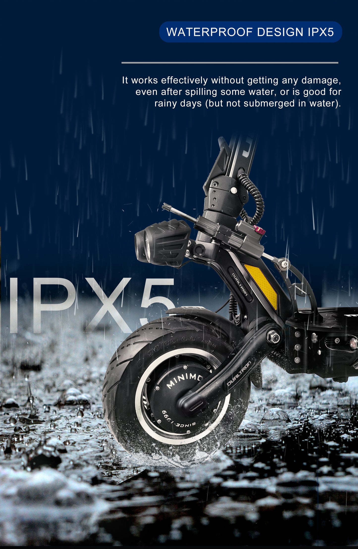 Dualtron Thunder 3 WATERPROOF DESIGN IPX5