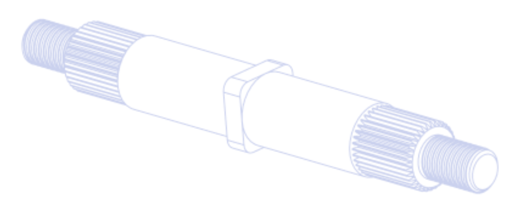 DUALTRON THUNDER Ⅲ 3rd Gen Suspension Cartridge Shaft（assembled）