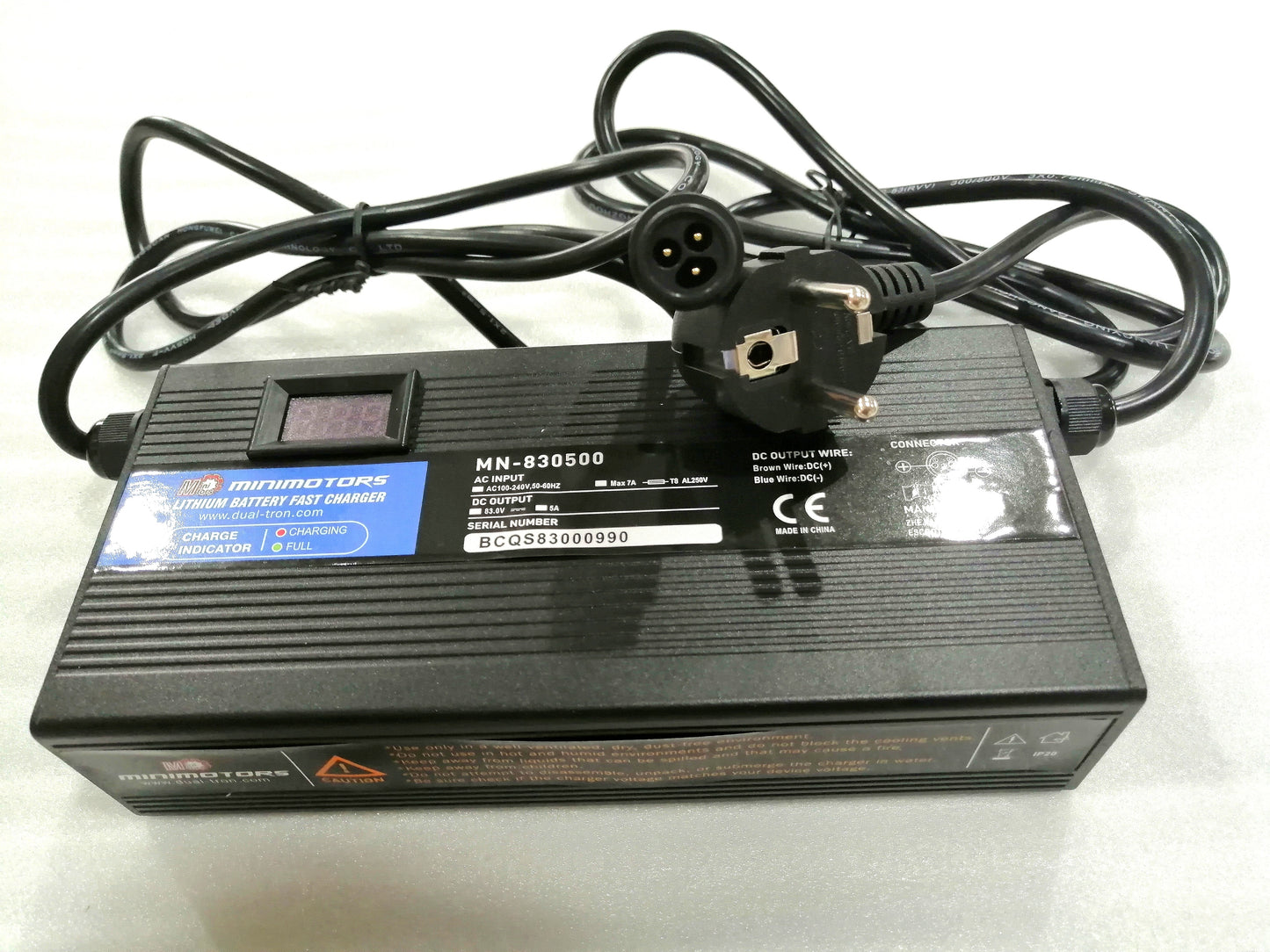 DUALTRON THUNDER Ⅲ 72V FAST CHARGER 83v5A LP16 3-PIN EU